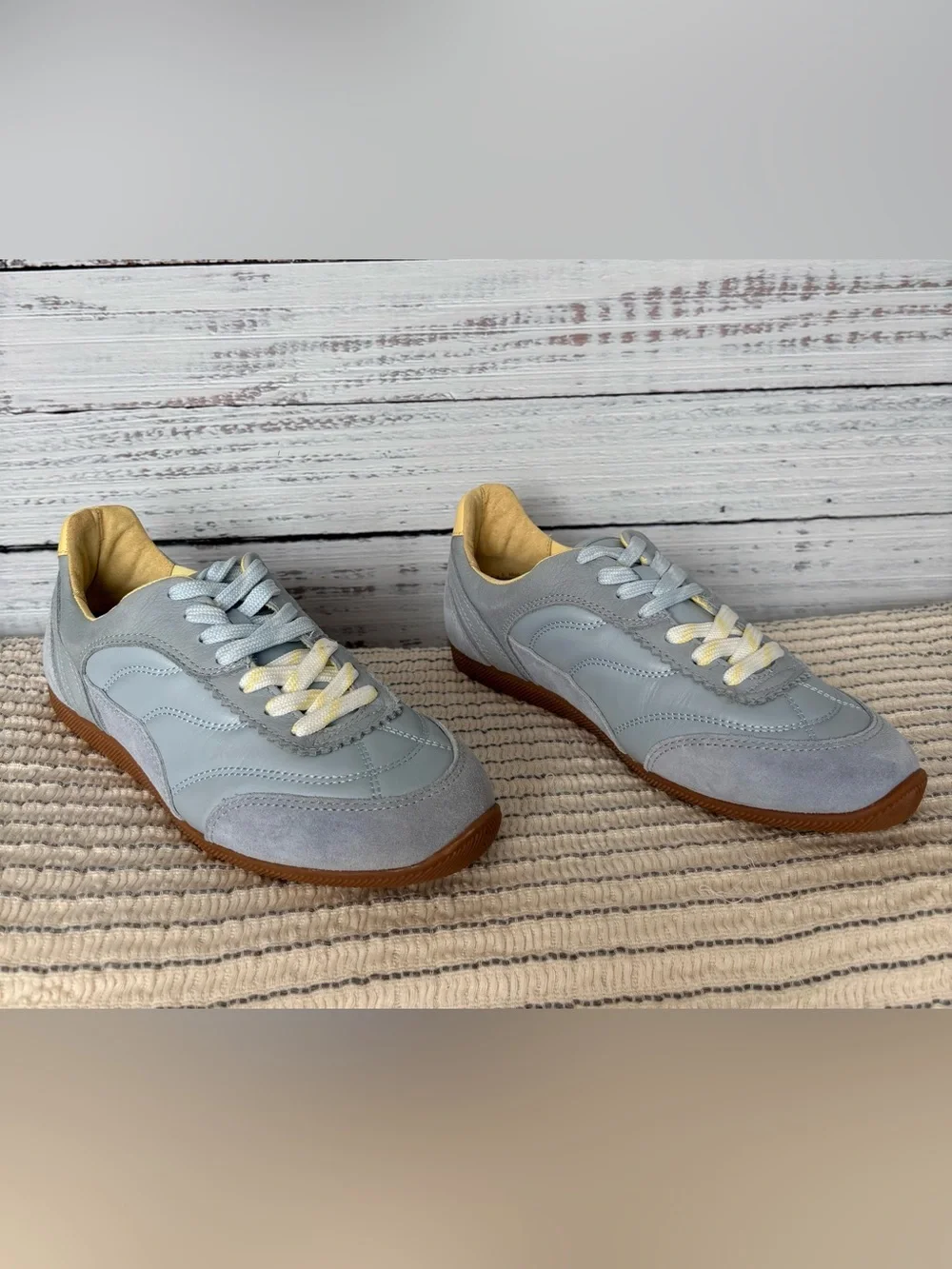 Dolce Vita Light Blue Retro Gum Sole Sneakers Size 8 NWOT